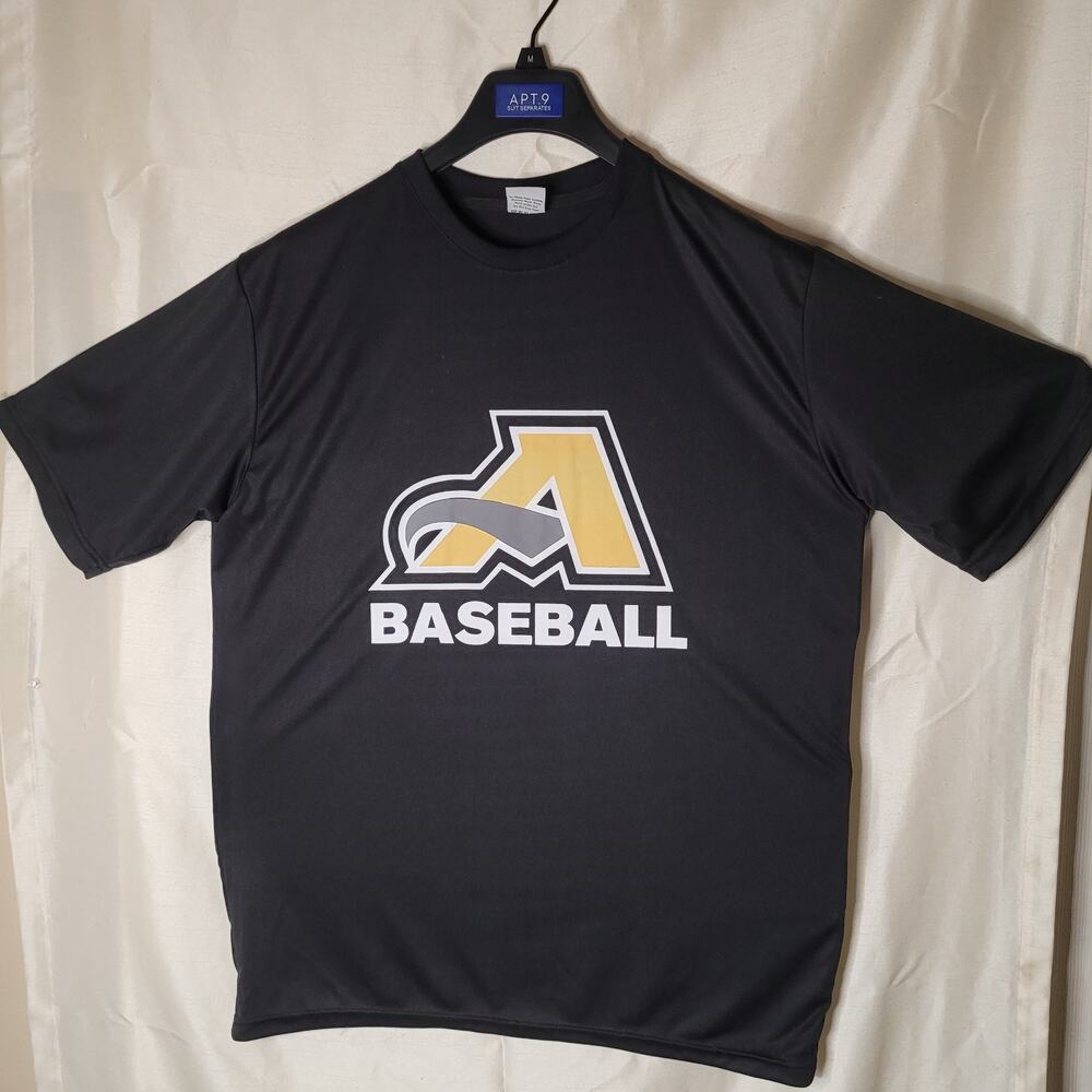 Novus Fresh Fit Black Baseball T-Shirt - XL Size